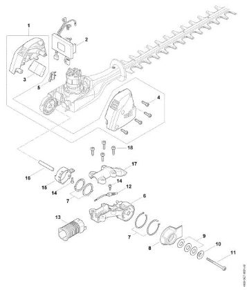 Imagem de Cárter do motor, Módulo electrónico HLA 66