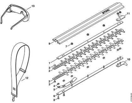 Cortadores eléctricos de sebes (HLE) HLE 71 Lamina, Acessórios especiais da marca Stihl