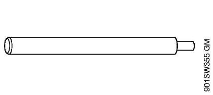 Corta-sebes (HS) HS 46 Perno de montagem da marca Stihl