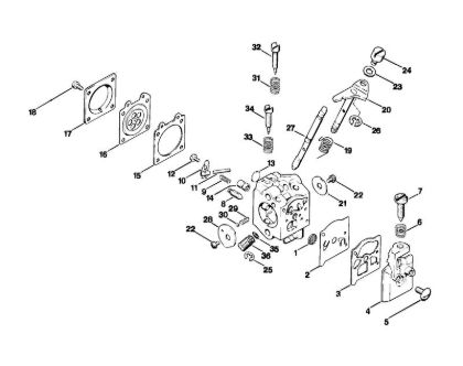 Corta-sebes (HS) HS 60 Carburador Walbro da marca Stihl