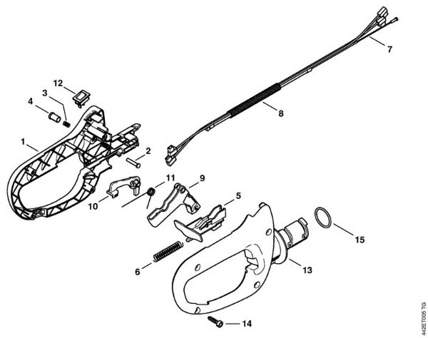 Corta-sebes (HS) HS 81 R Cabo de manejo HS 81 da marca Stihl