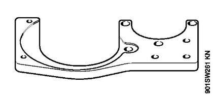 Corta-sebes (HS) HS 81 R Placa tensora da marca Stihl