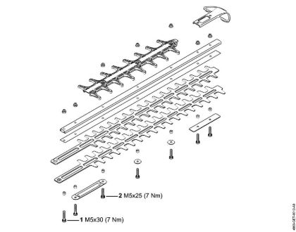 Corta-sebes alimentados a bateria (HSA) HSA 130.0 T Binários de aperto da marca Stihl