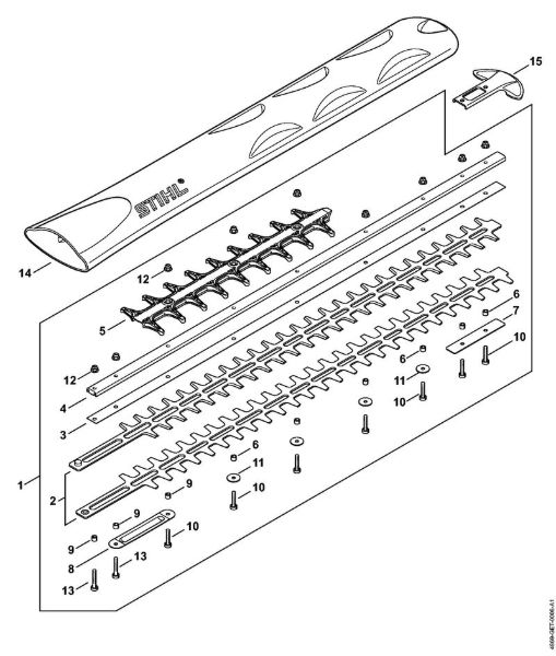 Corta-sebes alimentados a bateria (HSA) HSA 130.0 T Equipamento de corte 750 mm T da marca Stihl
