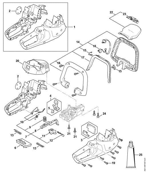 Imagem de Cárter do motor, Módulo electrónico HSA 50.0
