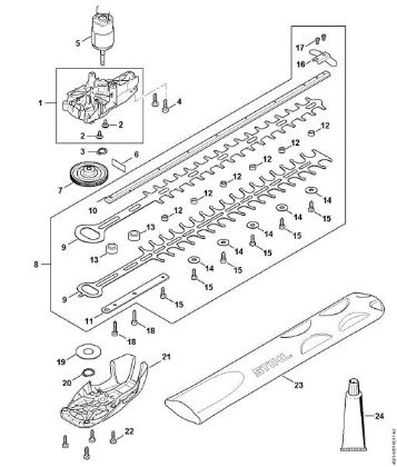 Imagem de Engrenagem, Motor eléctrico, Equipamento de corte HSA 50.0