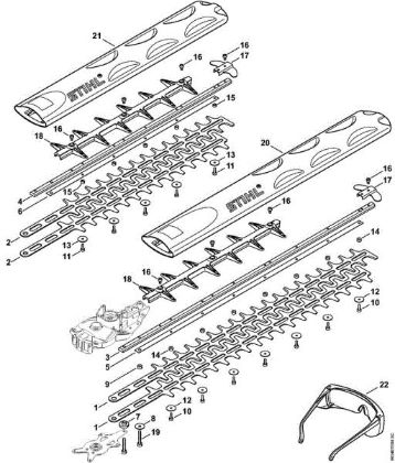Corta-sebes alimentados a bateria (HSA) HSA 86 Equipamento de corte da marca Stihl