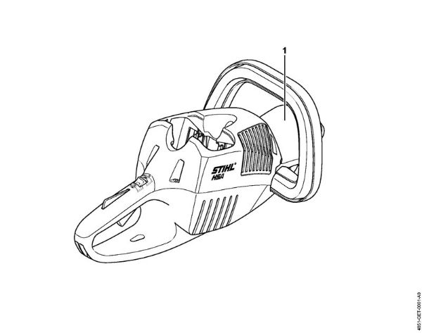 Corta-sebes alimentados a bateria (HSA) HSA 86 Numero da máquina da marca Stihl