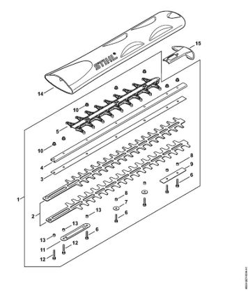 Corta-sebes alimentados a bateria (HSA) HSA 94 T Equipamento de corte 500 mm T da marca Stihl