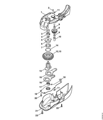 Corta-sebes eléctricos (HSE) HSE 71 Engrenagem HSE 71, 81 da marca Stihl
