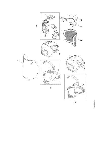Imagem de Conjunto de capacetes ADVANCE X-Vent BT Conjuntos de capacetes ADVANCE X-Vent Sound