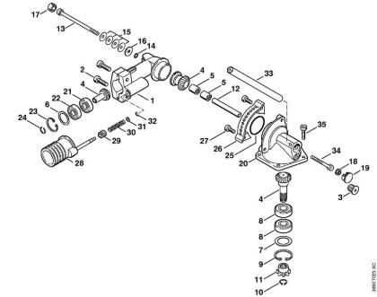 Ferramentas combinadas (-KM) FH-KM 0Â° - 90Â° Engrenagem angular 0Â° - 90Â° da marca Stihl