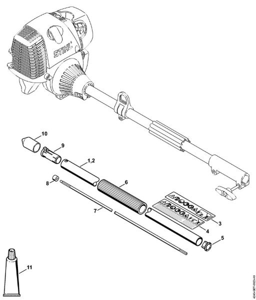Ferramentas combinadas (-KM) HL-KM 30Â° Haste da marca Stihl