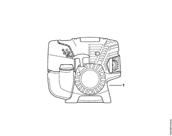 Motores combinados (KM) KM 111 R Numero da máquina da marca Stihl