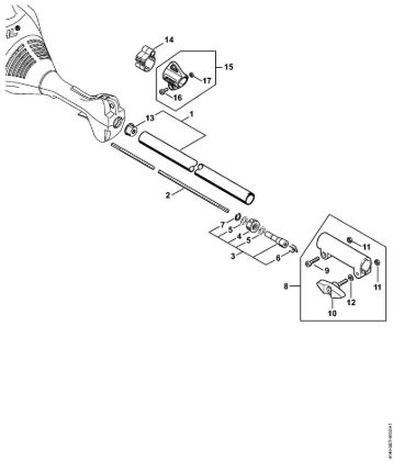 Motores combinados (KM) KM 55 C-E Haste, Cabo circular KM 55, KM 55 C-E da marca Stihl