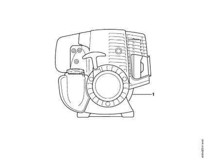 Motores combinados (KM) KM 90 R Numero da máquina da marca Stihl