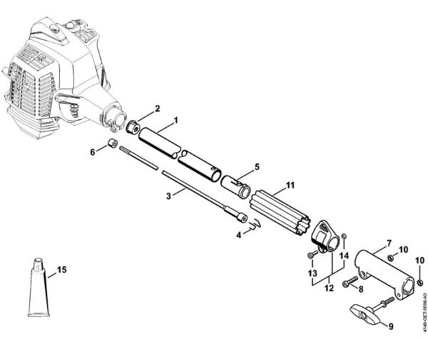 Motores combinados (KM) KM 94 RC-E Haste da marca Stihl