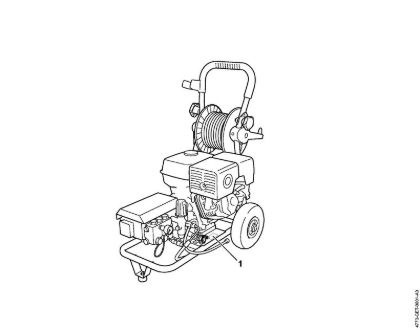 Lavadora de alta pressão a gasolina (RB) RB 402 Numero da máquina da marca Stihl