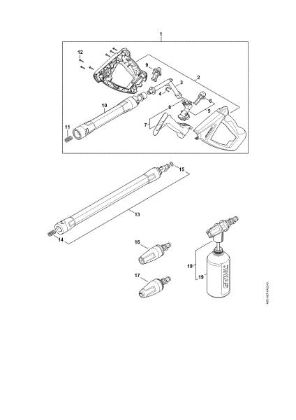 Imagem de Pistola, Tubo de pulverização RE 120 PLUS