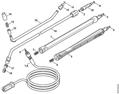 Lavadora de alta pressão eléctrica (RE) RE 127 PLUS Acessórios especiais da marca Stihl