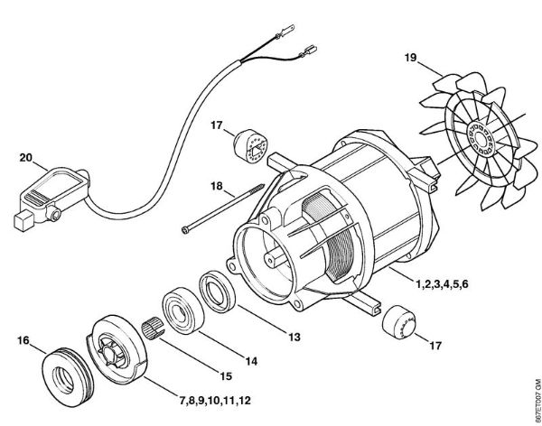 Lavadora de alta pressão eléctrica (RE) RE 127 PLUS Motor eléctrico da marca Stihl