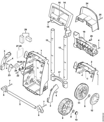 Lavadora de alta pressão eléctrica (RE) RE 128 PLUS Carrinho da marca Stihl