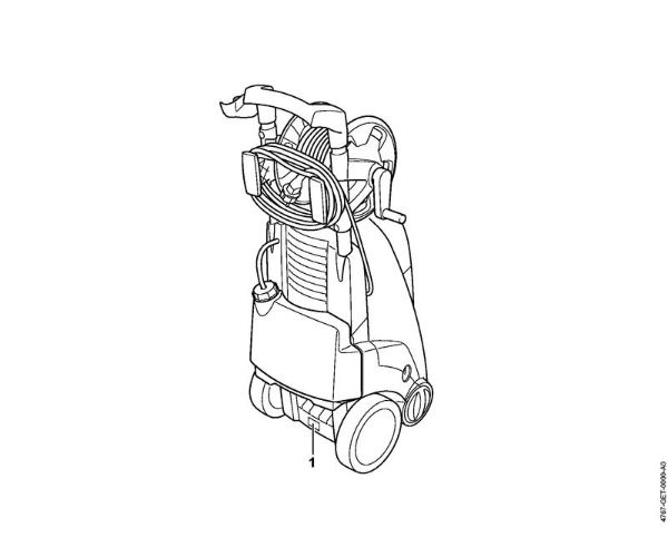 Lavadora de alta pressão eléctrica (RE) RE 128 PLUS Numero da máquina da marca Stihl