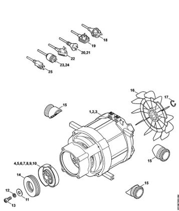Lavadora de alta pressão eléctrica (RE) RE 129 PLUS Motor eléctrico, Linha de conexão da marca Stihl