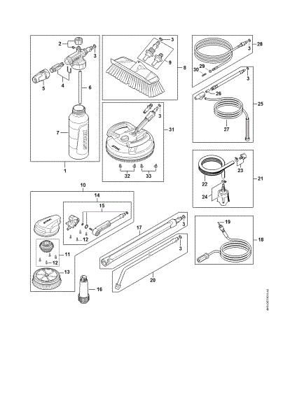 Imagem de Acessórios especiais RE 80 - 170 PLUS RE 143