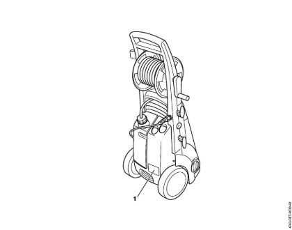 Lavadora de alta pressão eléctrica (RE) RE 162 Numero da máquina da marca Stihl