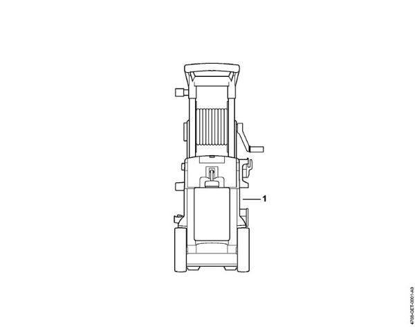 Lavadora de alta pressão eléctrica (RE) RE 163 Numero da máquina da marca Stihl