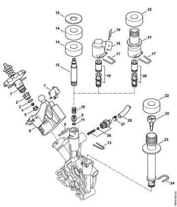 Lavadora de alta pressão eléctrica (RE) RE 163 PLUS ÃŠmbolo de comando da marca Stihl