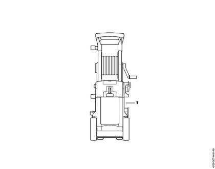 Lavadora de alta pressão eléctrica (RE) RE 163 PLUS Numero da máquina da marca Stihl