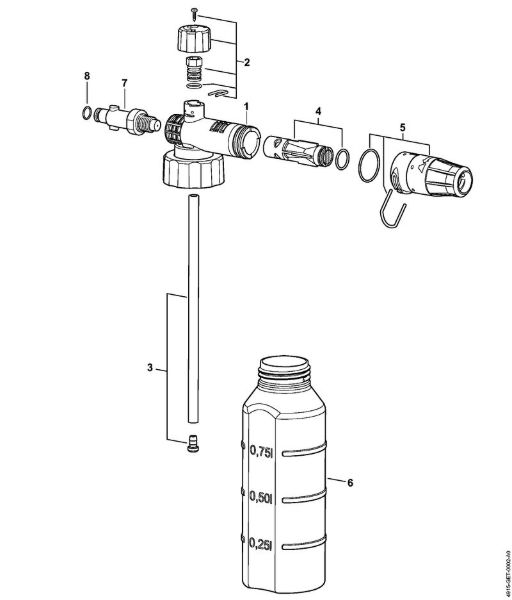 Lavadora de alta pressão eléctrica (RE) RE 163 PLUS Tubeira para espuma   06/2019 da marca Stihl