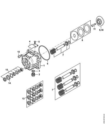 Lavadora de alta pressão eléctrica (RE) RE 232 Bomba RE 232 da marca Stihl