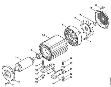 Lavadora de alta pressão eléctrica (RE) RE 361 Motor eléctrico da marca Stihl