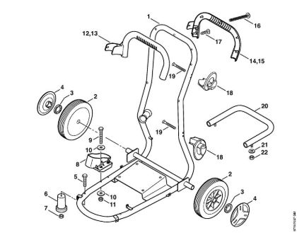 Lavadora de alta pressão eléctrica (RE) RE 361 PLUS Carrinho da marca Stihl