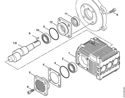Lavadora de alta pressão eléctrica (RE) RE 461 PLUS Bomba, alavanca do excêntrico da marca Stihl