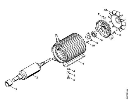Lavadora de alta pressão eléctrica (RE) RE 500 W Motor eléctrico da marca Stihl
