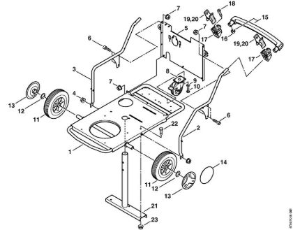 Lavadora de alta pressão eléctrica (RE) RE 581 Carrinho da marca Stihl