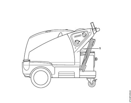 Lavadora de alta pressão eléctrica (RE) RE 581 Numero da máquina da marca Stihl