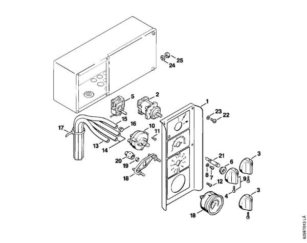 Lavadora de alta pressão eléctrica (RE) RE 600 W Quadro de instrumentos da marca Stihl