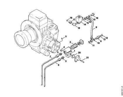 Lavadora de alta pressão eléctrica (RE) RE 630 W Bomba de combustível da marca Stihl