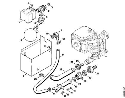 Lavadora de alta pressão eléctrica (RE) RE 630 W Caixa de água da marca Stihl