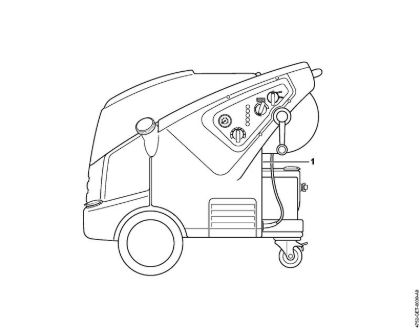 Lavadora de alta pressão eléctrica (RE) RE 661 Numero da máquina da marca Stihl