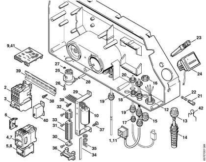 Lavadora de alta pressão eléctrica (RE) RE 840 W Caixa de distribuição da marca Stihl