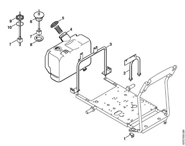 Lavadora de alta pressão eléctrica (RE) RE 840 W Carrinho da marca Stihl