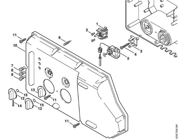 Lavadora de alta pressão eléctrica (RE) RE 880 W Quadro de instrumentos da marca Stihl