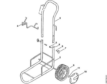 Lavadora de alta pressão eléctrica (RE) RE 900 KM Carrinho da marca Stihl