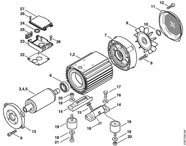Lavadora de alta pressão eléctrica (RE) RE 961 PLUS Motor eléctrico da marca Stihl